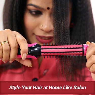 3 IN 1 Professional Hair Straightener Crimper Roller Styler (3SC1)