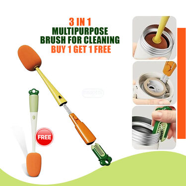 3 in 1 Multipurpose Brush For Cleaning - Buy 1 Get 1 Free (3IN1B)