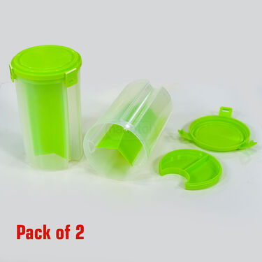 3 Compartment Airtight Big Storage Containers Buy 1 Get 1 Free (3SPC1)