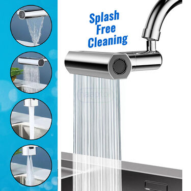 4 in 1 Waterfall Rotating Tap
