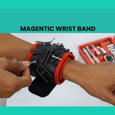 46 Pcs Complete Tool Set + Magnetic Wrist Band (PT4)