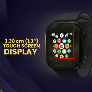 Bluetooth Calling Watch (T500) with Anti Tangle Magnetic Cable And Protection Case (SC11)