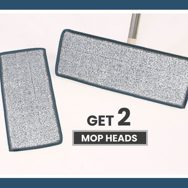 Twin Bucket Flat Microfiber Mop