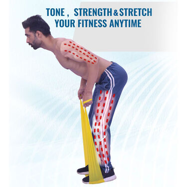 Set Of 3 Resistance Band For Toning Strength & Stretch (FAS35)