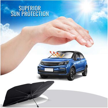 Foldable Heat Protection Sunshade For Car