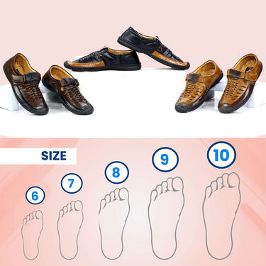 Leatherite Sandals Pick Any 1 Free Sports Watch Sunglasses Aluminium Wallet (SW59)