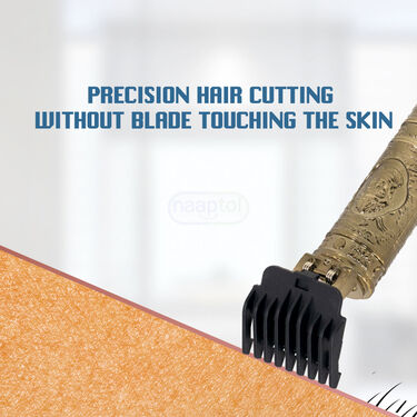 Stylish Golden Trimmer + Golden Watch (PMTW1)