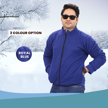 Pick Any 1 Fleece Jacket for Men with Digital Watch And Sunglasses Free (1FJ8)