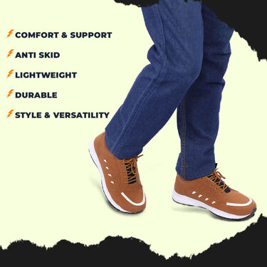 Pick Any 1 Sports Shoes with Free Leatherite Watch + Aluminium Wallet + Sunglasses (SW93)