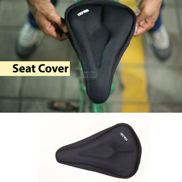 Rechargeable Head light and Tail Light Combo with Sit Cover For Cycle (RCL)