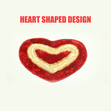 Super Soft Heart Shaped Door Mat-BOGO (DM2)