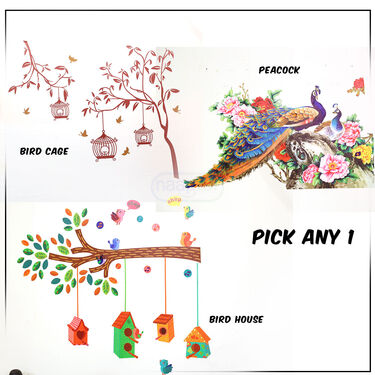 Wall Sticker For Home - Pick Any 1 (HWS1)