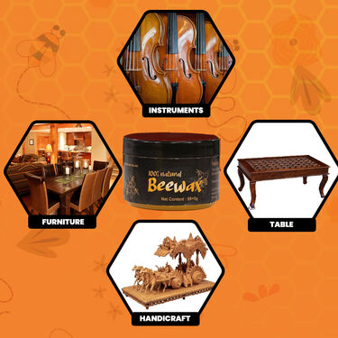 Wooden Furniture Polish + Free Sponge (Beeswax)