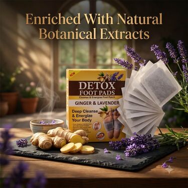 Detox Footpatch With Ginger Extract Pack of 30 (DTXG30)