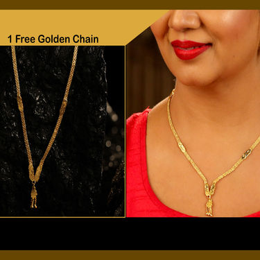 2 Golden Jewellery Sets with Free Golden Chain (2GJ1FC)