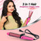 3 IN 1 Professional Hair Straightener Crimper Roller Styler (3SC1)