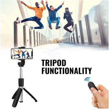 Selfie Stick Handheld Tripod Bluetooth Shutter (SST)