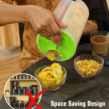 3 Compartment Airtight Big Storage Containers Buy 1 Get 1 Free (3SPC1)