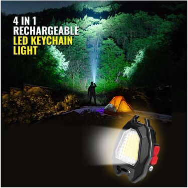 LED Rechargeable Key chain Light (D8)