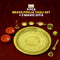 9 Pcs Brass Pooja Thali + 2 Magic Water Sensor Diya (11BPT1)