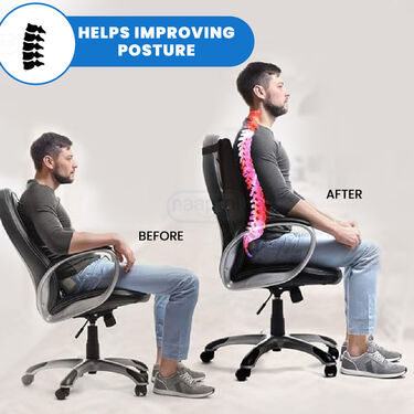 Back Pain Relief Memory Foam Cushion (PRS112)
