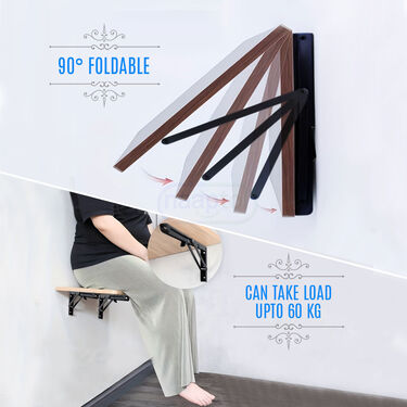 20 Cm Folding Metal Collapsible Shelf Bracket (D24)