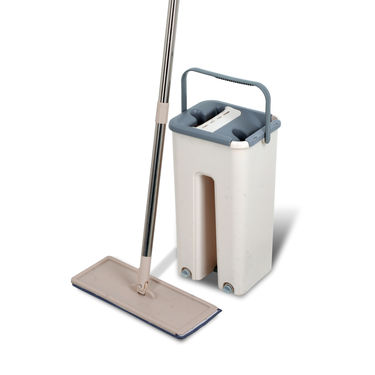 Twin Bucket Flat Microfiber Mop