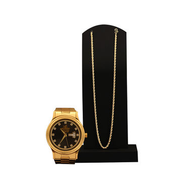 Golden American Diamond Watch + Chain (MGWC5) - Pick Any 1
