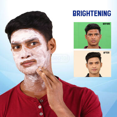 Panchvati Herbal Natural Instant Brightening Cream Pack For Men