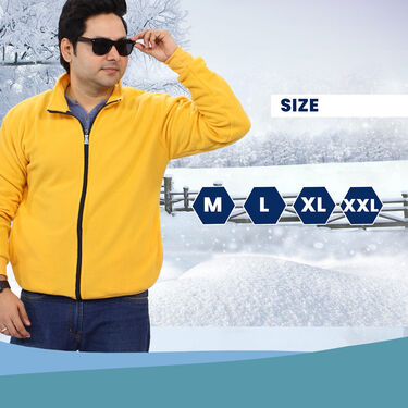 Pick Any 1 Fleece Jacket for Men with Digital Watch And Sunglasses Free (1FJ8)