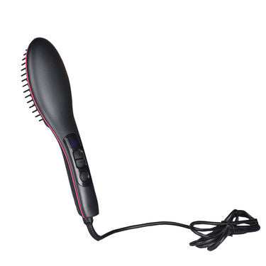 Quick & Easy Ceramic Hair Straightener Brush (HS3)