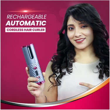 Rechargeable Automatic Wireless Hair Curler (HC)