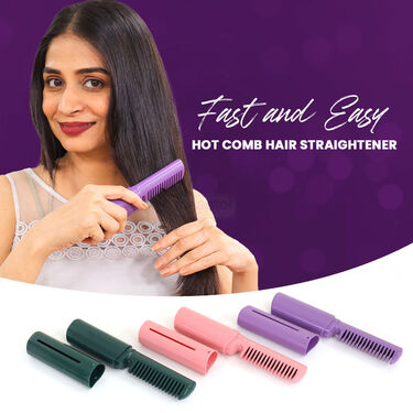 Hot Comb Hair Straightener with Temperature Adjustment (SC2)