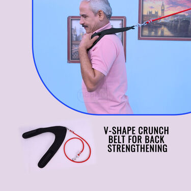 V-Shape Crunch Belt For Back Strengthening (VSCB01)